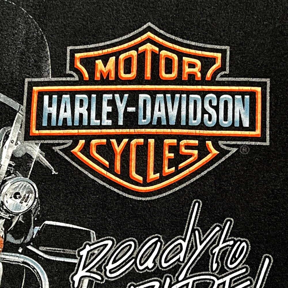 Harley-Davidson Ready to Ride Biker Babe Morgantown WV 2014 Graphic T-Shirt L - Picture 4 of 11